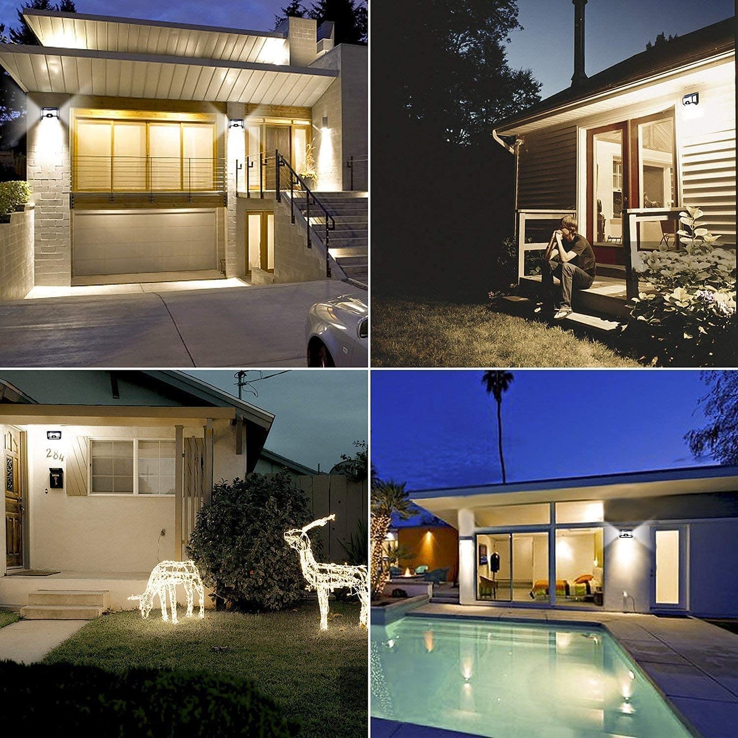 100 LED Solar Security Motion Wall Light – Ultra - Bright, Weatherproof & Wide Coverage – Buy WALL LIGHT Online at FUTURKART
