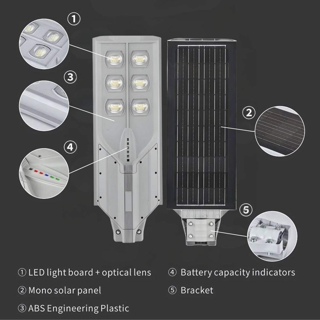 400-Watt Integrated Solar Street Light (All-in-One) – High-Performance Outdoor Lighting