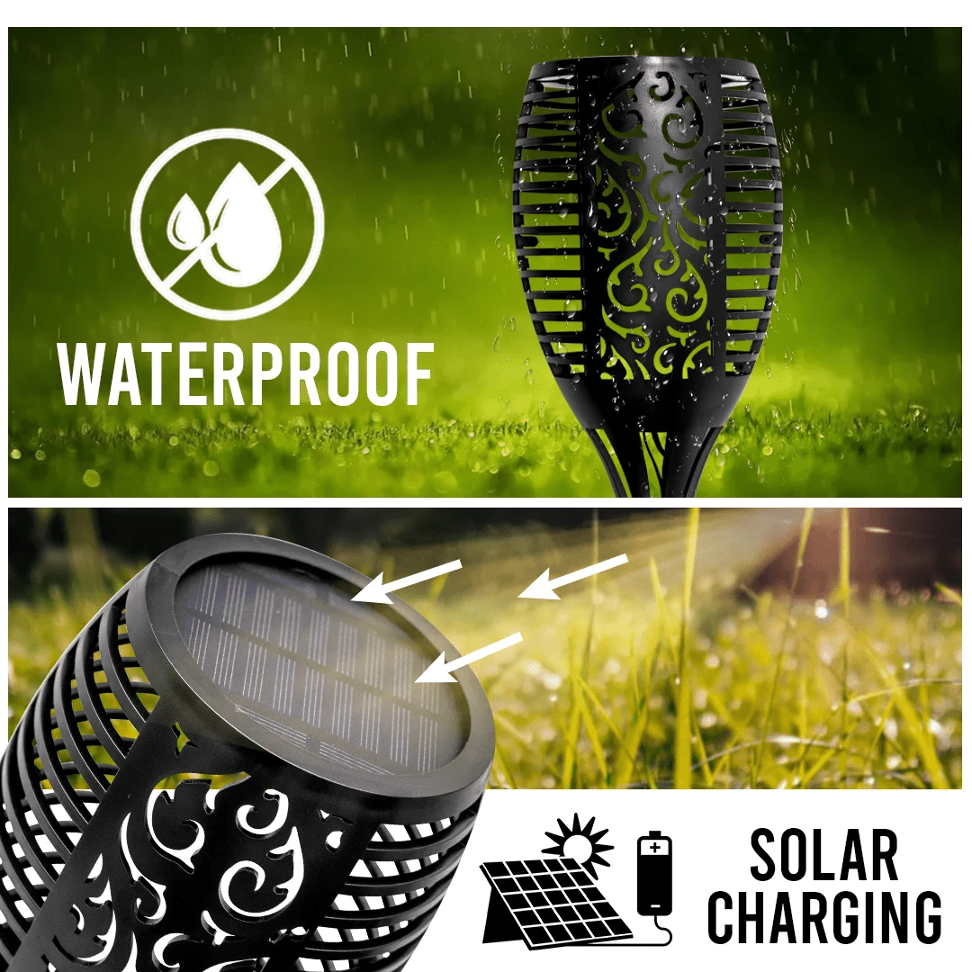SOLAR MASHAAL LIGHT (RGB) (Pack of 2) β Buy Garden Light Online at FUTURKART