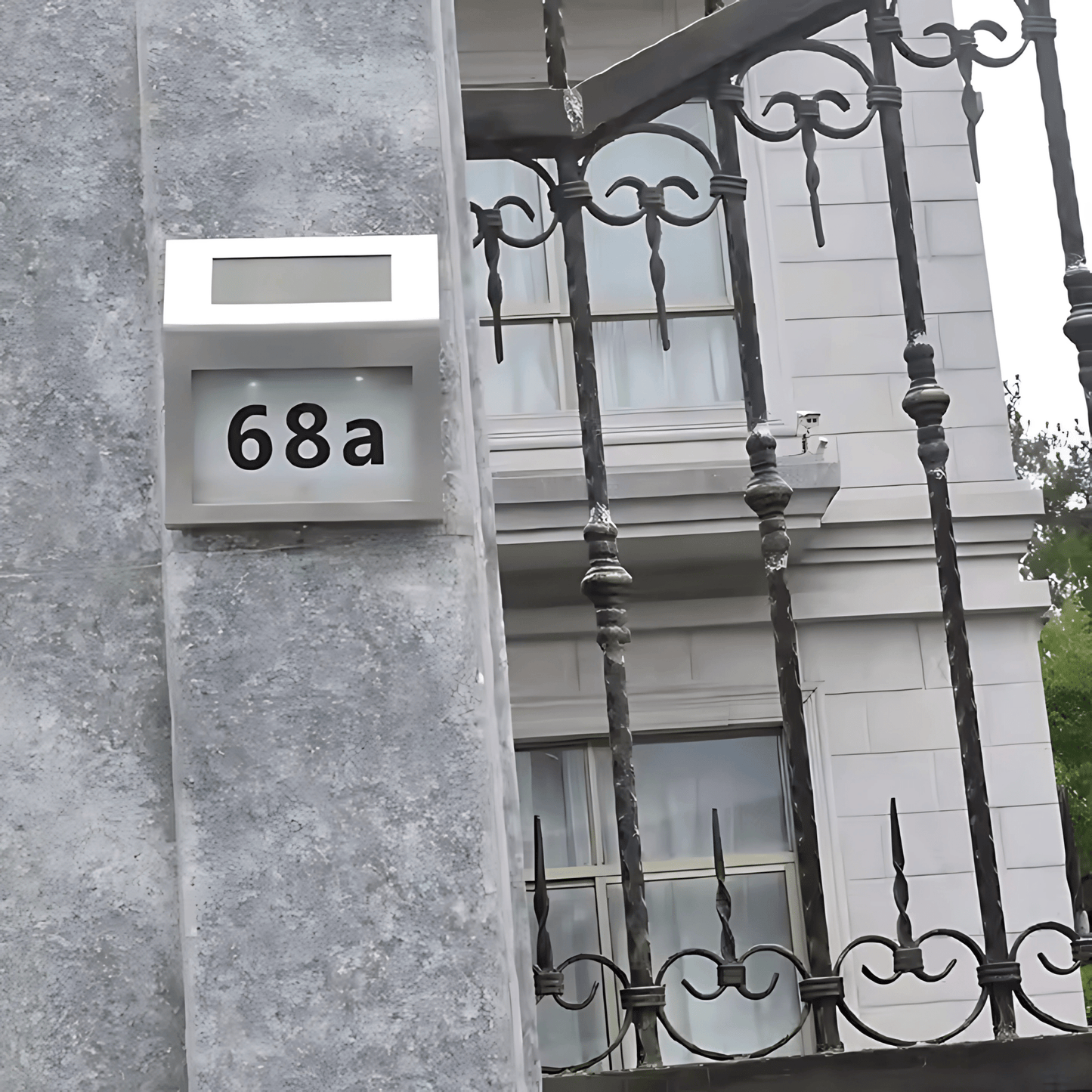 Solar - Powered LED House Number Light – Illuminated Address Plaque for Home & Office – Buy Garden Light Online at FUTURKART