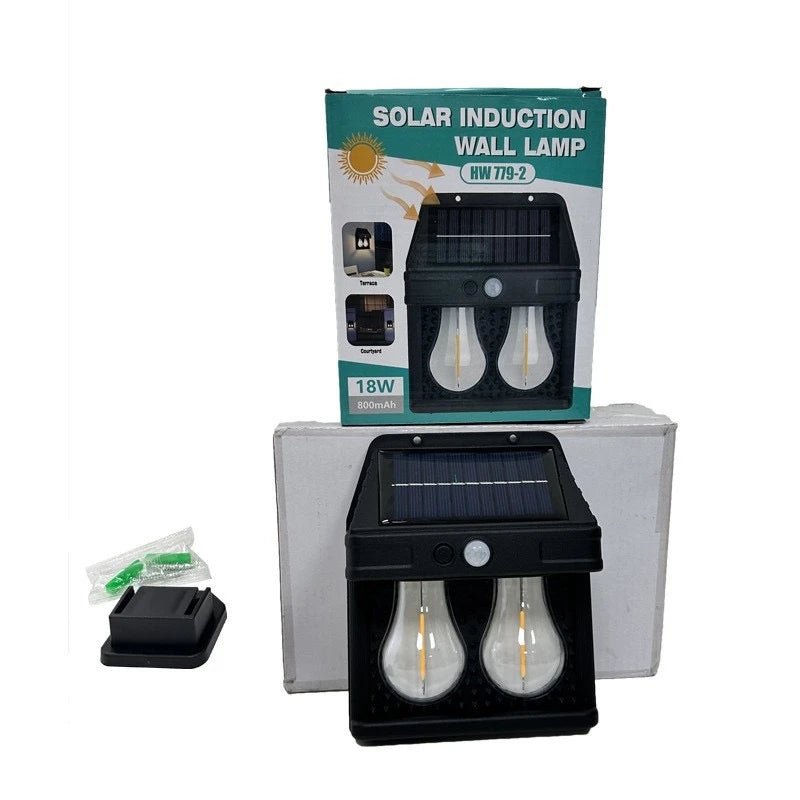 Solar Wall Light with Motion Sensor – 2/3/4/5 Bulbs | Outdoor Waterproof LED Wall Lamp – Buy WALL LIGHT Online at FUTURKART