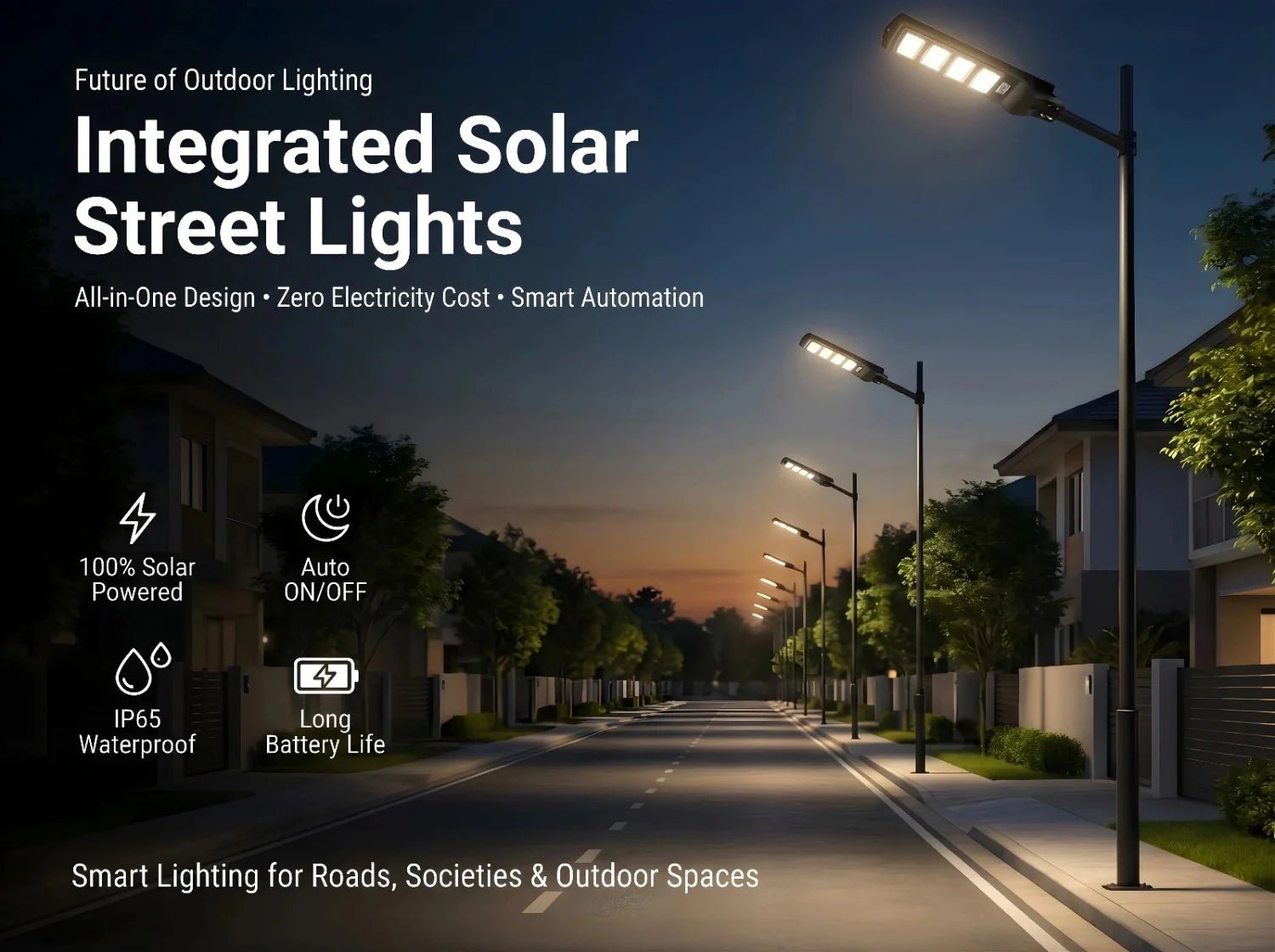 Buy Integrated Solar Street Light (All-in-One) Online in India | FuturKart Price & Guide - FUTURKART