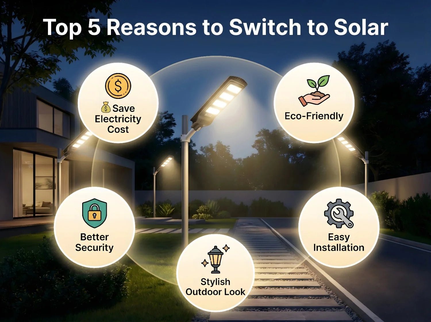 Top 5 Reasons to Switch to Solar Lighting Today - FUTURKART