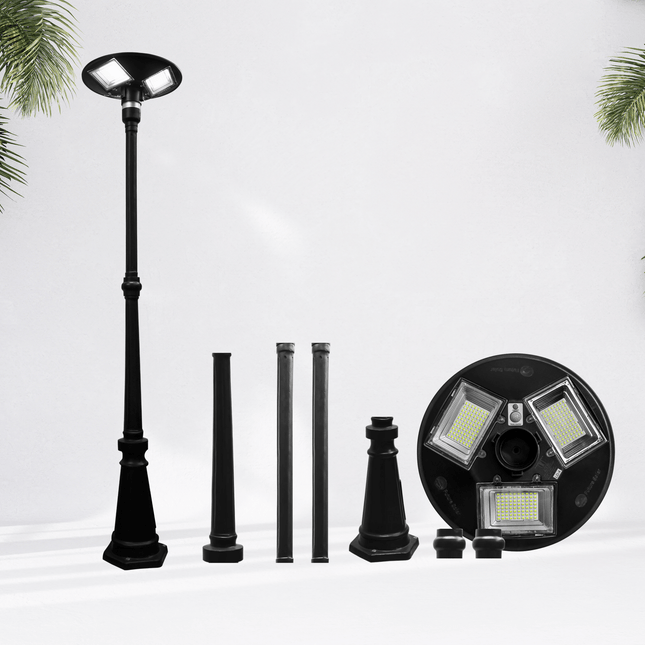 150 WATT SOLAR UFO STREET LIGHT WITH ANTIQUE POLE (COMBO) – Buy COMBO Online at FUTURKART