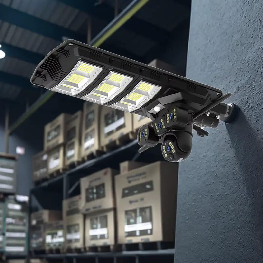 FUTURKART V380 Pro Ai Solar Light Camera Lighting 2 in 1 Led Integrated Solar Street Lights Lamp With HD 4MP CCTV Camera Outdoor 4G