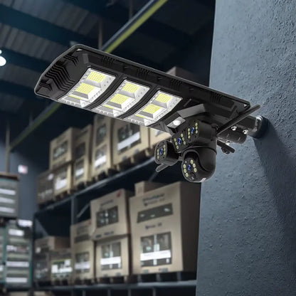 FUTURKART V380 Pro Ai Solar Light Camera Lighting 2 in 1 Led Integrated Solar Street Lights Lamp With HD 4MP CCTV Camera Outdoor 4G