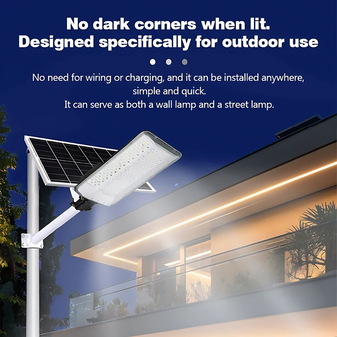 400-Watt Semi Integrated Solar Street Light (Complete Set with Arm) – Heavy-Duty Outdoor Lighting