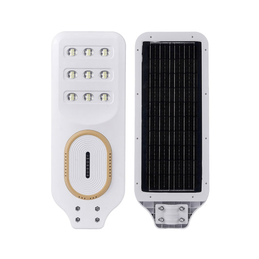 200W Solar Integrated Street Light with Motion Sensor & Remote, Waterproof Outdoor LED Lamp for Streets, Gardens & Security