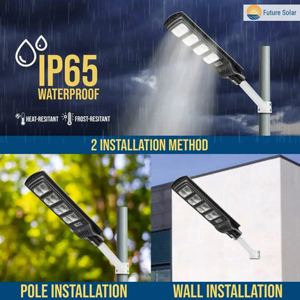 High-brightness solar street light for farmhouse and village roads.