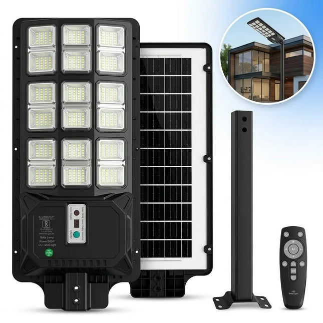 200W All-in-One Solar Street Light | 360 LED, Motion Sensor, IP65 – Buy Street Light Online at Futurkart