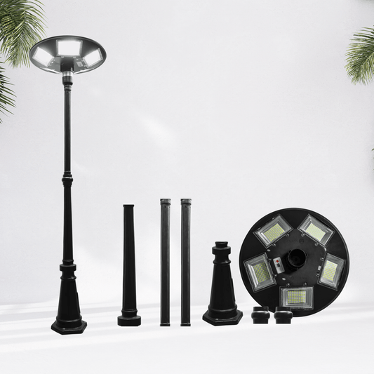 250 WATT SOLAR UFO STREET LIGHT WITH ANTIQUE POLE (COMBO) – Buy COMBO Online at FUTURKART