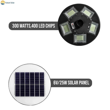 250 WATT UFO SOLAR STREET LIGHT 5 WINDOW (Light Only) – Buy Garden Light Online at FUTURKART