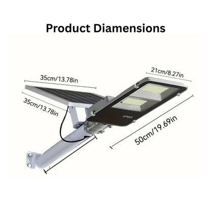 100-Watt Semi Integrated Solar Street Light (Set with Arm, Stand & Remote) – Efficient Outdoor Lighting