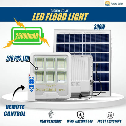 300 WATT SOLAR FLOOD STREET LIGHT (6 WINDOW) – Buy Flood light Online at FUTURKART