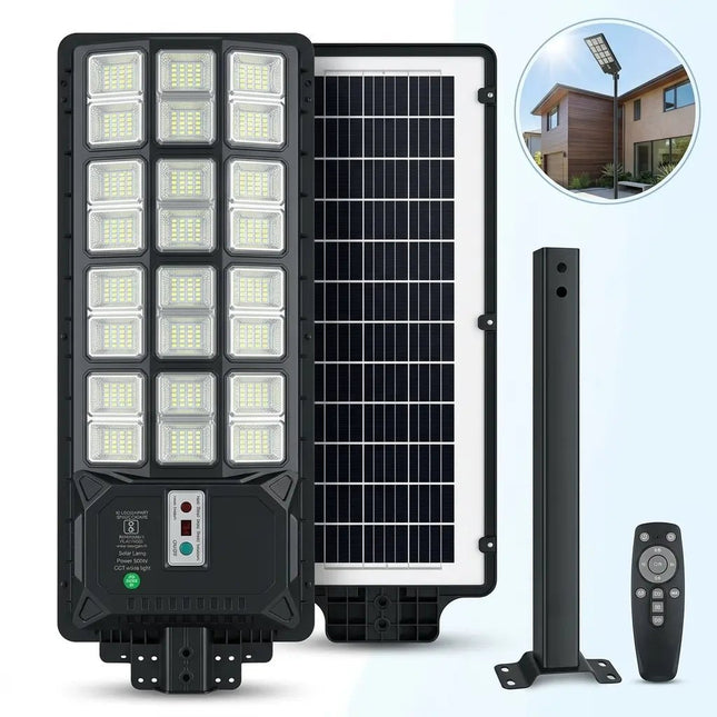300W All-in-One Solar Street Light | 480 LED, Motion Sensor, IP65 – Buy Street Light Online at Futurkart