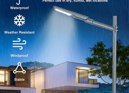 IP65 waterproof 300W solar street light designed for Indian weather conditions