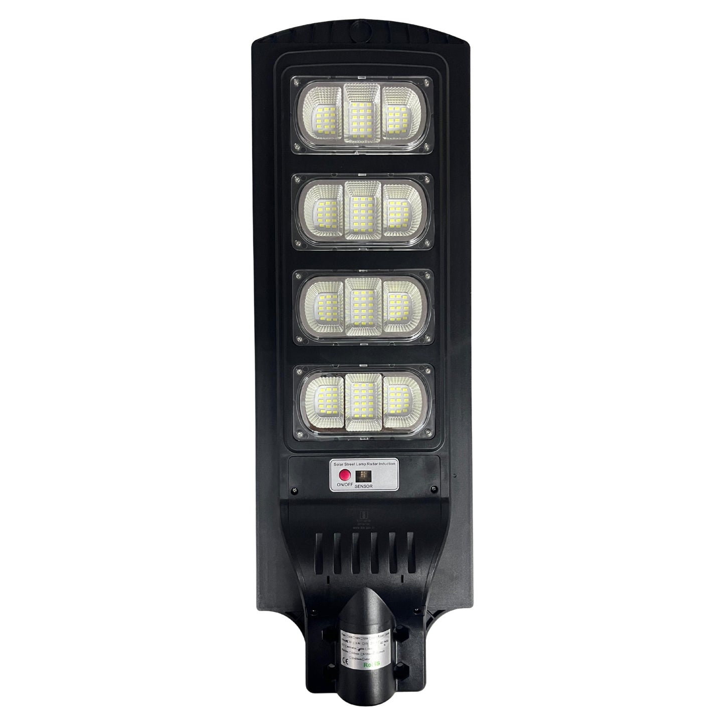 200-Watt Integrated Solar Street Light, High-Powered Outdoor Illumination