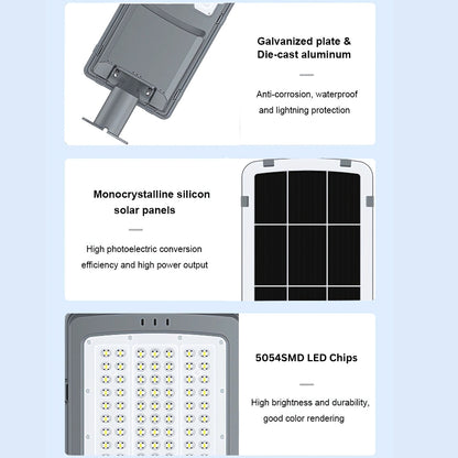 300Watt All-in-One Solar Street Light (Die Cast Aluminium Body) Radar Sensor + Remote, Waterproof Outdoor Lamp