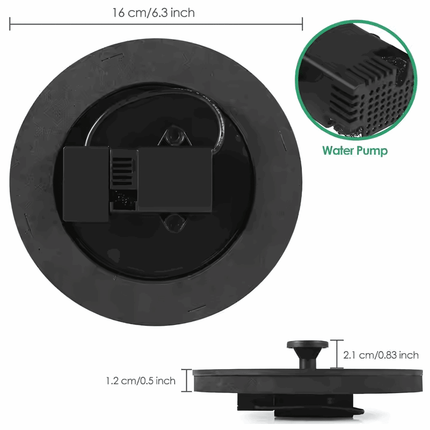 Solar Fountain Pump  Eco-Friendly Floating Solar Water Fountain for Ponds, Bird Baths & Gardens FUTURKART