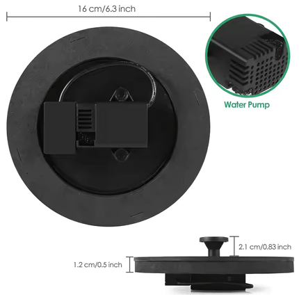 Solar Fountain Pump  Eco-Friendly Floating Solar Water Fountain for Ponds, Bird Baths & Gardens FUTURKART