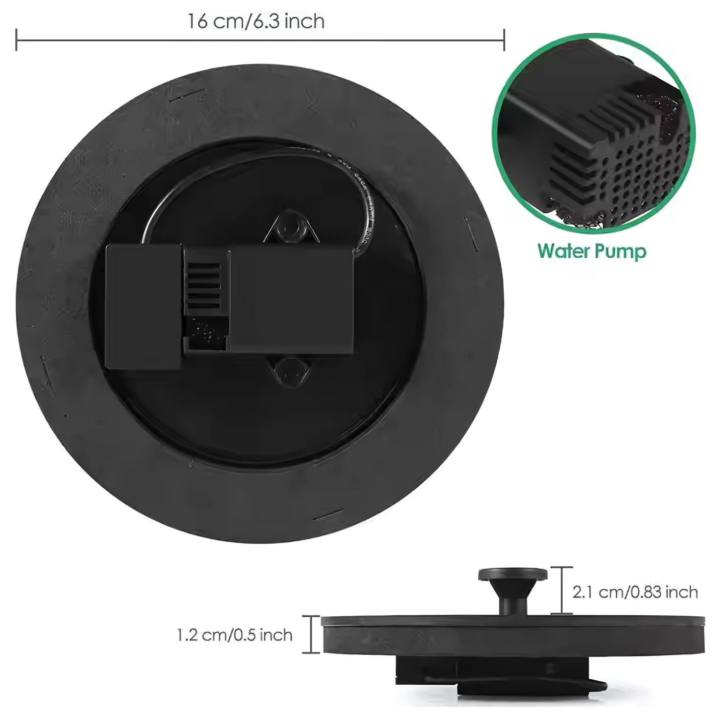 Solar Fountain Pump  Eco-Friendly Floating Solar Water Fountain for Ponds, Bird Baths & Gardens FUTURKART