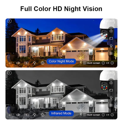 Solar Security Camera with 4K Ultra HD, Wireless 4G CCTV, 355° Pan/90° Tilt, AI Motion Detection, Two-Way Audio, Night Vision, IP66 Waterproof – Outdoor Solar Powered Smart Camera for Home, Farm, Parking & Warehouse