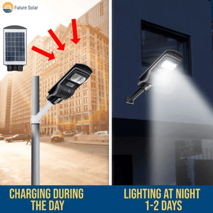 50 WATT INTEGRATED SOLAR STREET LIGHT WITH WALL MOUNTING ARM – Buy COMBO Online at FUTURKART