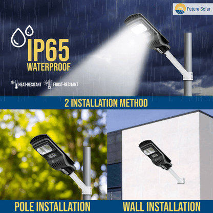 50 WATT INTEGRATED SOLAR STREET LIGHT WITH WALL MOUNTING ARM – Buy COMBO Online at FUTURKART