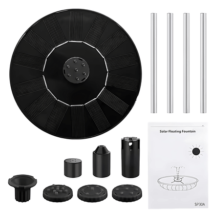 Solar Fountain Pump  Eco-Friendly Floating Solar Water Fountain for Ponds, Bird Baths & Gardens FUTURKART