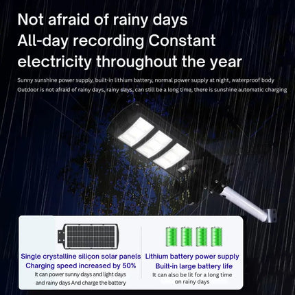 FUTURKART V380 Pro Ai Solar Light Camera Lighting 2 in 1 Led Integrated Solar Street Lights Lamp With HD 4MP CCTV Camera Outdoor 4G - FUTURKART