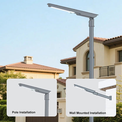 300Watt All-in-One Solar Street Light (Die Cast Aluminium Body) Radar Sensor + Remote, Waterproof Outdoor Lamp