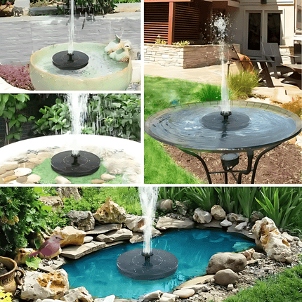 Solar Fountain Pump  Eco-Friendly Floating Solar Water Fountain for Ponds, Bird Baths & Gardens FUTURKART