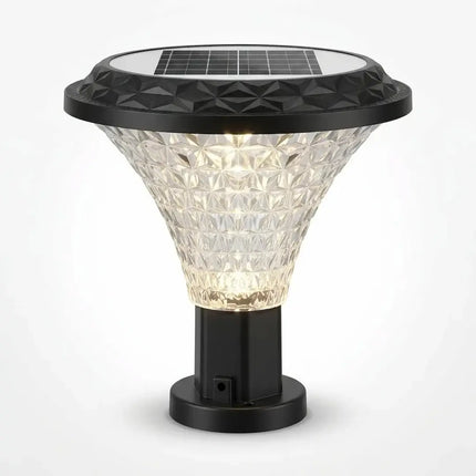 90W solar gate pillar light for home entrance.