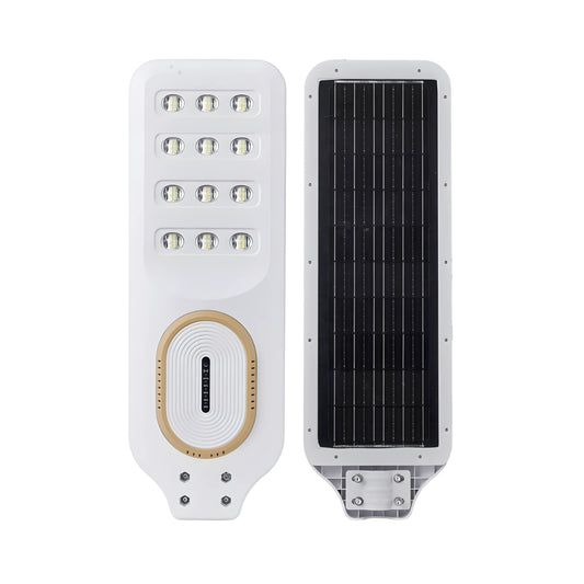 300W Solar Integrated Street Light with Motion Sensor & Remote, Waterproof Outdoor LED Lamp for Streets, Gardens & Security