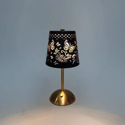 Futurkart Rechargeable LED Table Lamp in Butterfly Cutout Shade 1