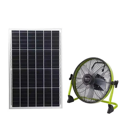 Futurkart solar fan with rechargeable battery and solar panel