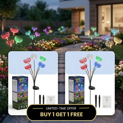 Six-Headed Jellyfish Solar Ground Lamp – Stylish RGB Outdoor Lighting Solution(Pack of 2)