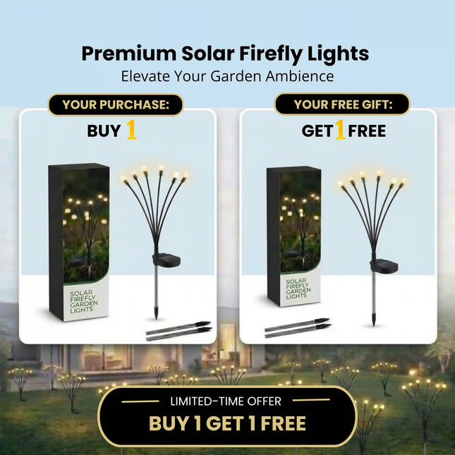 Futurkart Solar Firefly Lights for Garden, Lawn & Pathway (Pack of 2)