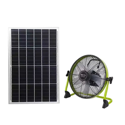 FUTURKART Solar Exhaust Fan with Rechargeable Portable Solar Panel Electric for Indoor/Outdoor Home Use - FUTURKART