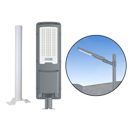 300Watt All-in-One Solar Street Light (Die Cast Aluminium Body) Radar Sensor + Remote, Waterproof Outdoor Lamp