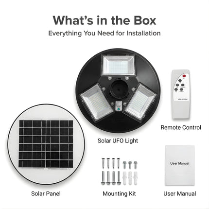 Solar LED Street Light with remote control and IP65 weatherproof protection