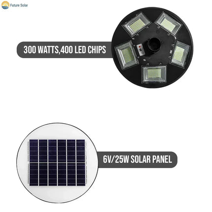 UFO Solar Street Light in India for homes, farms, and pathways