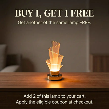 Futurkart Decorative Table Lamp with Touch Control, 3 LED Modes & Rechargeable Battery