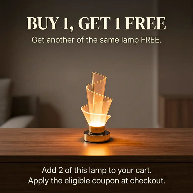 Futurkart Decorative Table Lamp with Touch Control, 3 LED Modes & Rechargeable Battery