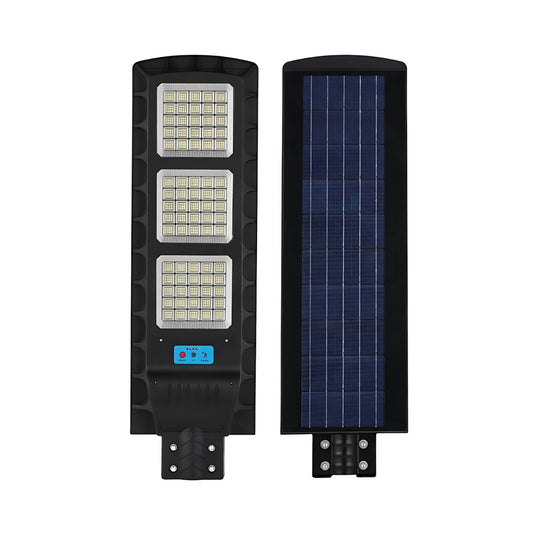 300W All-in-One Solar Street Light with Remote, 900 LEDs, 20Ah Battery, Waterproof Outdoor Lamp for Streets