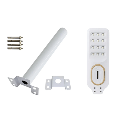 300W Solar Integrated Street Light with Motion Sensor & Remote, Waterproof Outdoor LED Lamp for Streets, Gardens & Security - FUTURKART