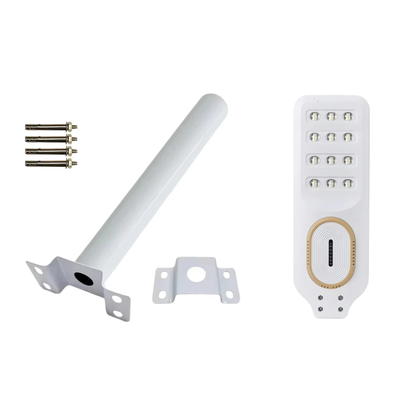 300W Solar Integrated Street Light with Motion Sensor & Remote, Waterproof Outdoor LED Lamp for Streets, Gardens & Security