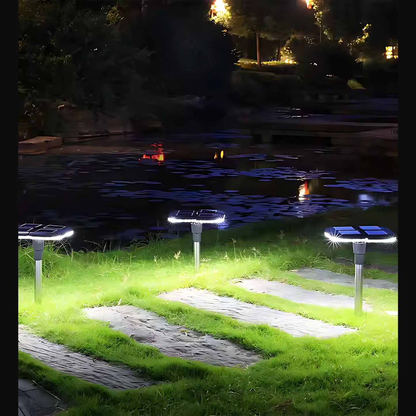 Automatic Optical Control Solar Garden Lamp 200W Waterproof Outdoor Light – Buy Garden Light Online at FUTURKART