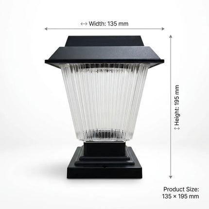 LED solar gate light for boundary walls, gates, and outdoor entrances