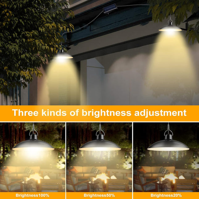 Double Head Solar Pendant Lights – Perfect for Indoor & Outdoor Spaces – Buy Garden Light Online at FUTURKART